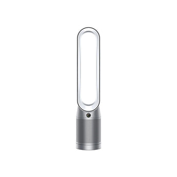 Refurbished Dyson Purifier Cool TP07 in white/nickel with HEPA H13 filtration system.