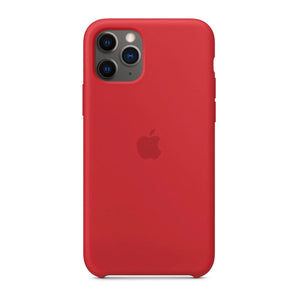 iPhone 11 Pro Max Silicone Case - Red
