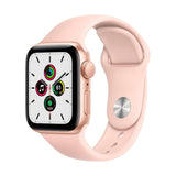 Refurbished Apple Watch SE (2020) 40mm Gold Aluminium Case with Pink Sport Band