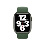 Refurbished Apple Watch Series 7, 41mm green aluminium case, green sport band.