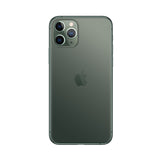 Refurbished iPhone 11 Pro Midnight Green with advanced camera and Super Retina XDR display.