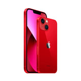 Refurbished iPhone 13 mini PRODUCT(RED) with 12MP camera system and compact design.