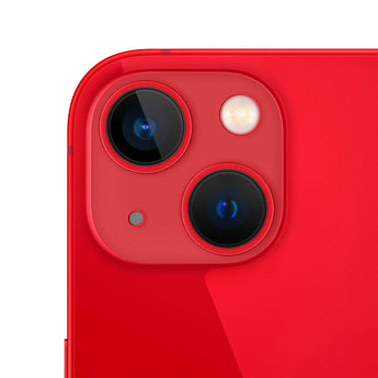 Refurbished iPhone 13 (PRODUCT)RED with HDR camera and Super Retina XDR display.