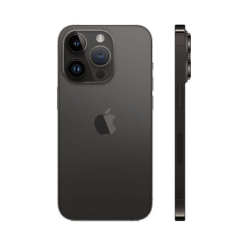 Refurbished iPhone 14 Pro Space Black with advanced HDR camera system.