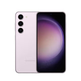 Refurbished Samsung Galaxy S23 Lavender with advanced features and 75-point quality check.